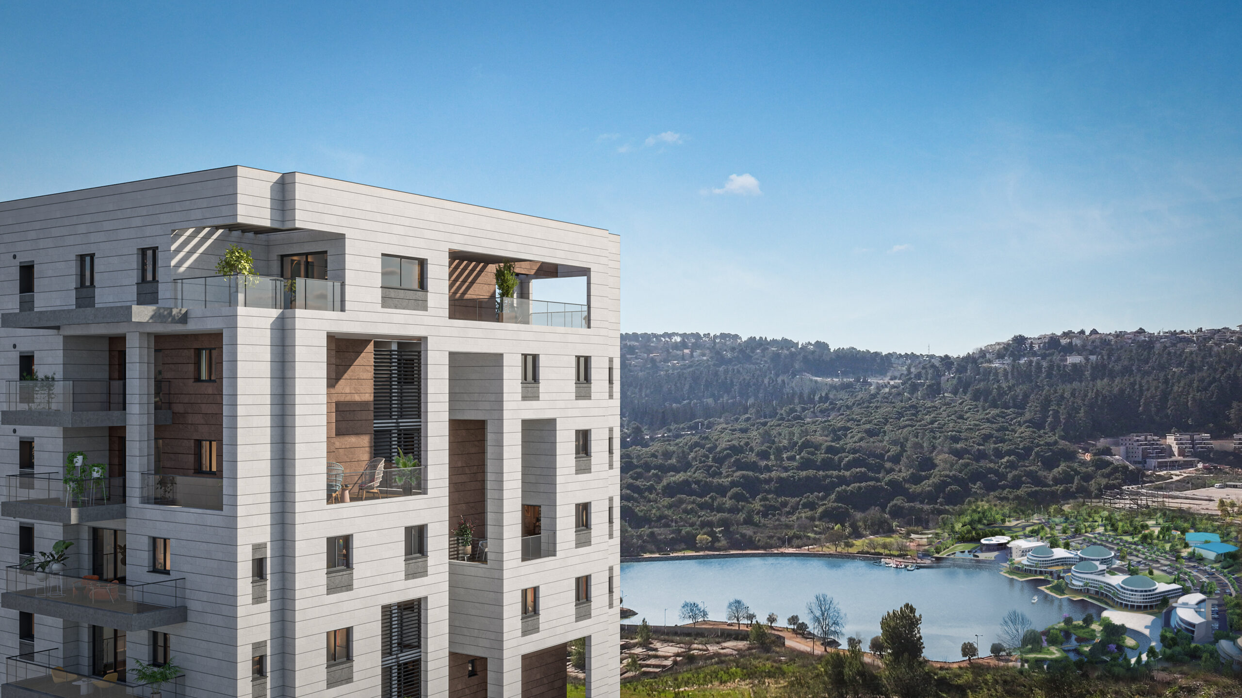 נופי מונפורד - שכונת מעלות - הדמיית חוץ