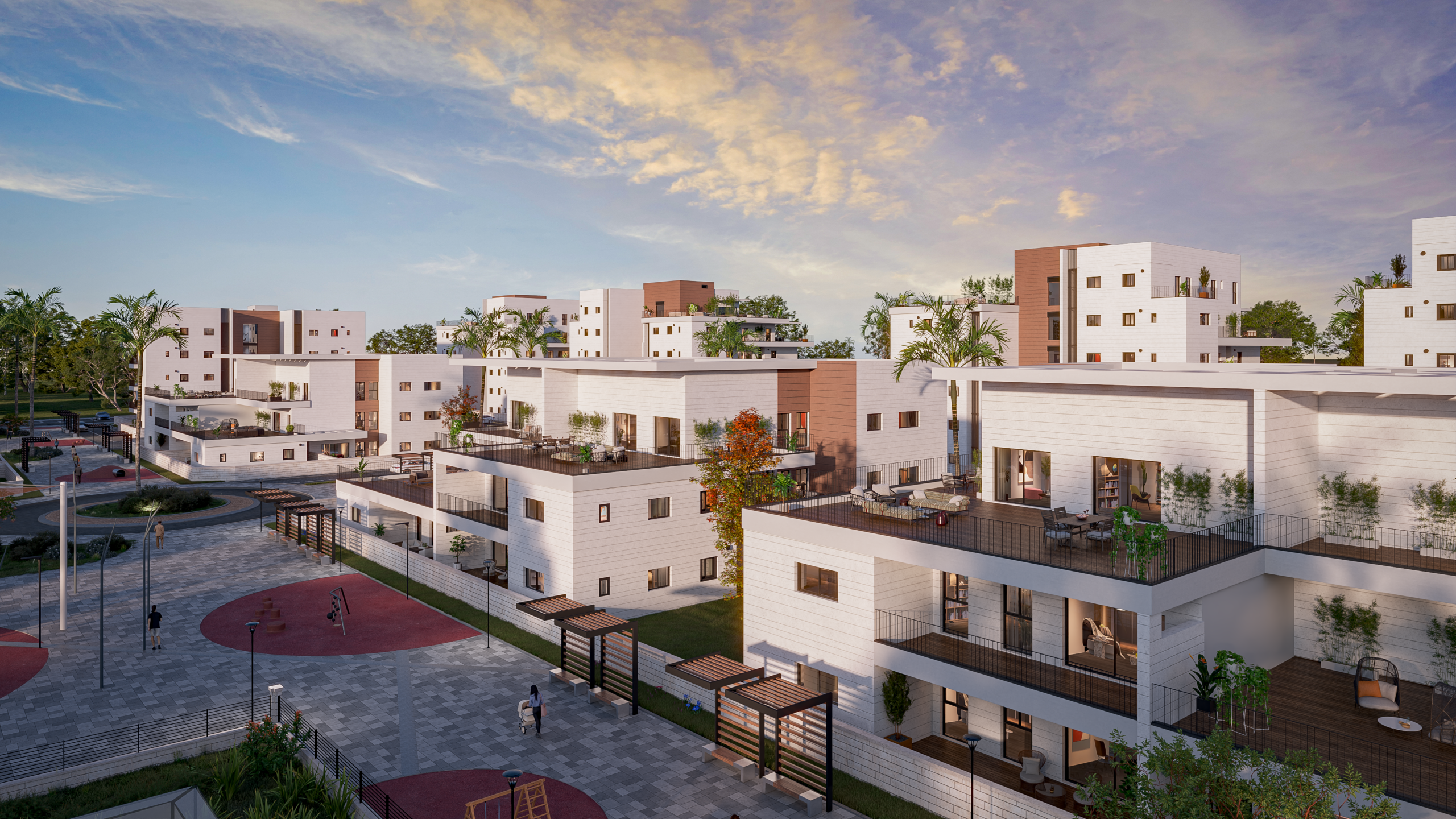 TRIO - הדמיית חוץ - אופקים