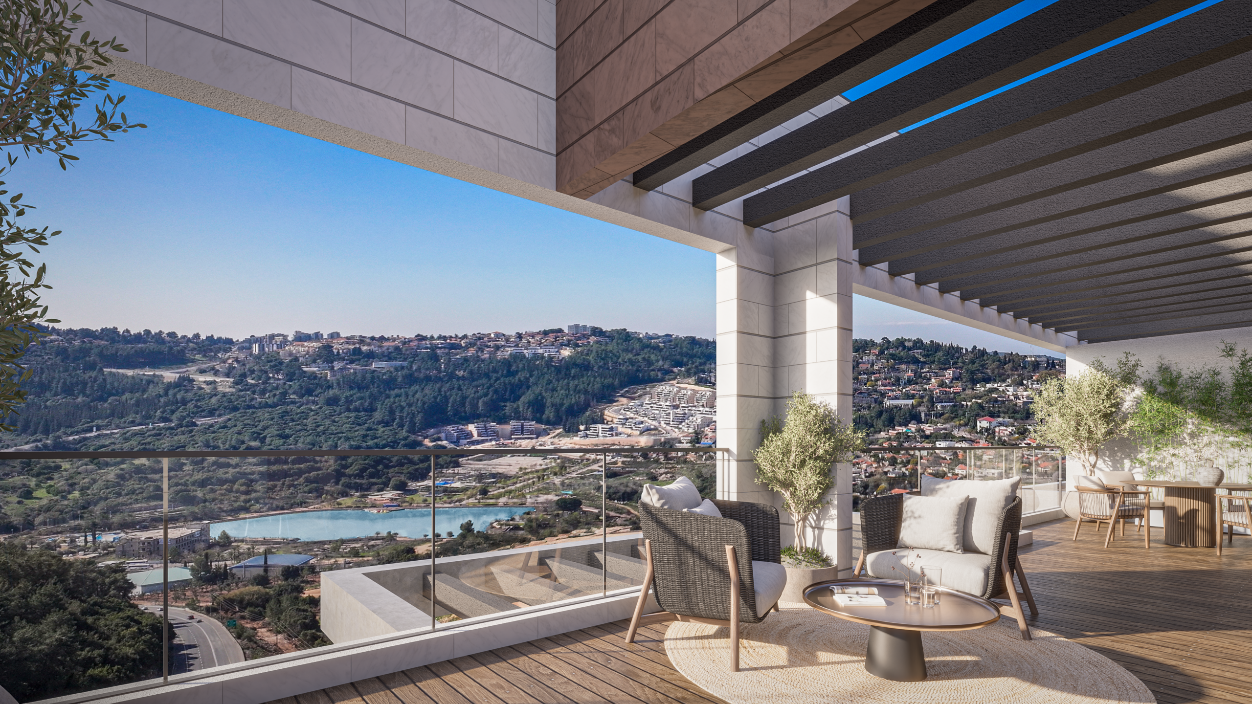 נופי מונפורד - שכונת מעלות - הדמיית חוץ