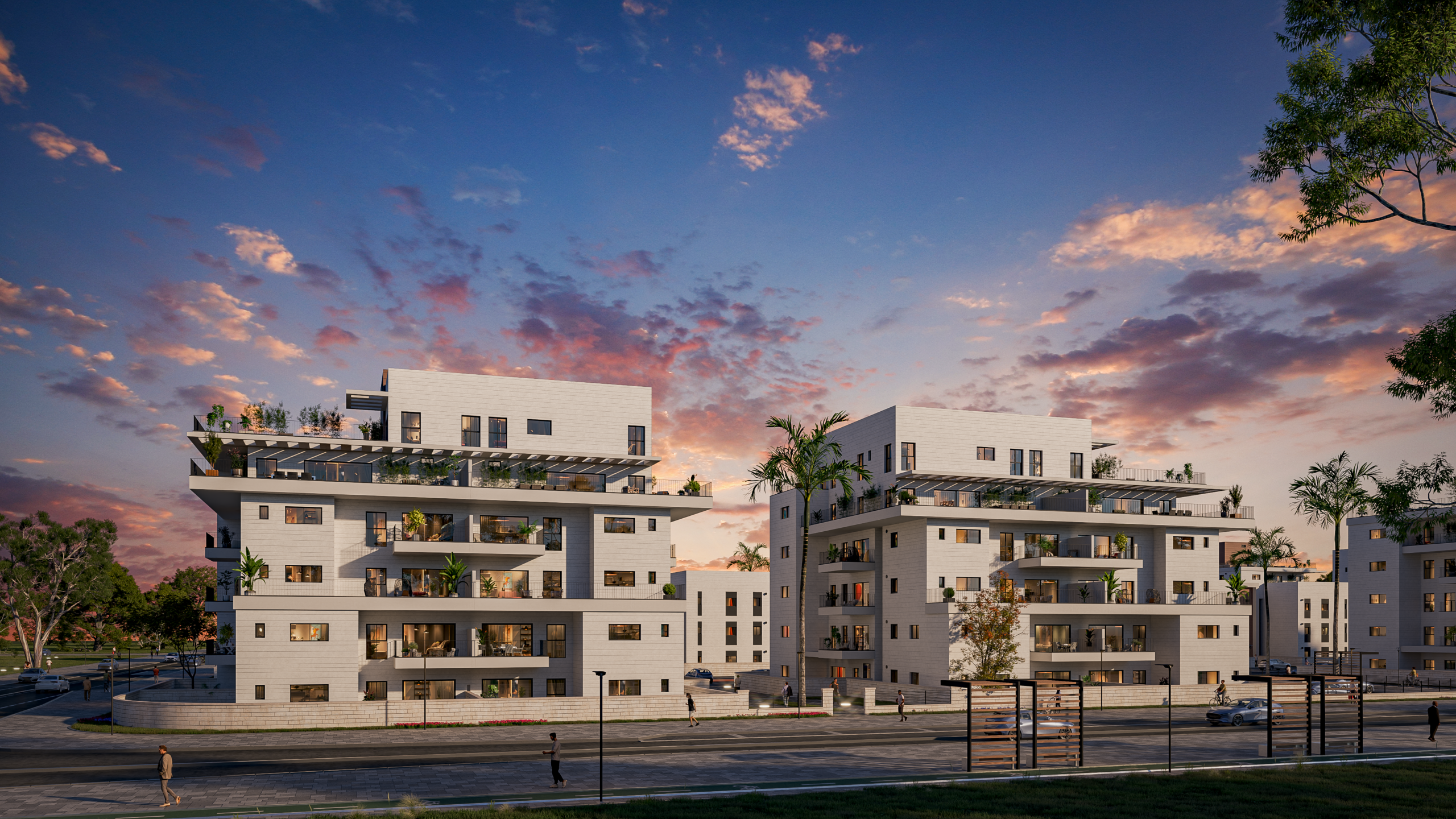 TRIO - הדמיית חוץ - אופקים