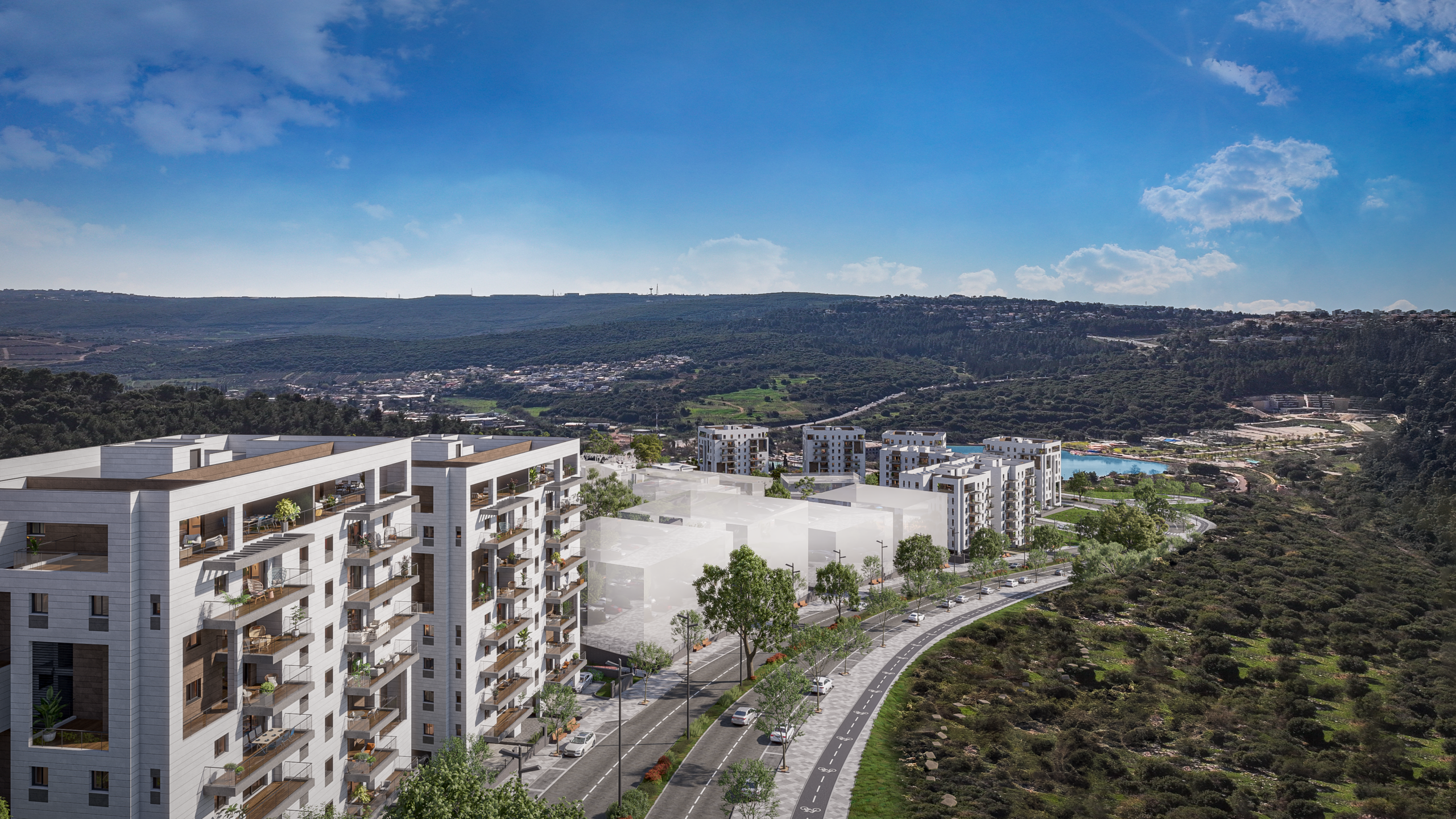 נופי מונפורד - שכונת מעלות - הדמיית חוץ