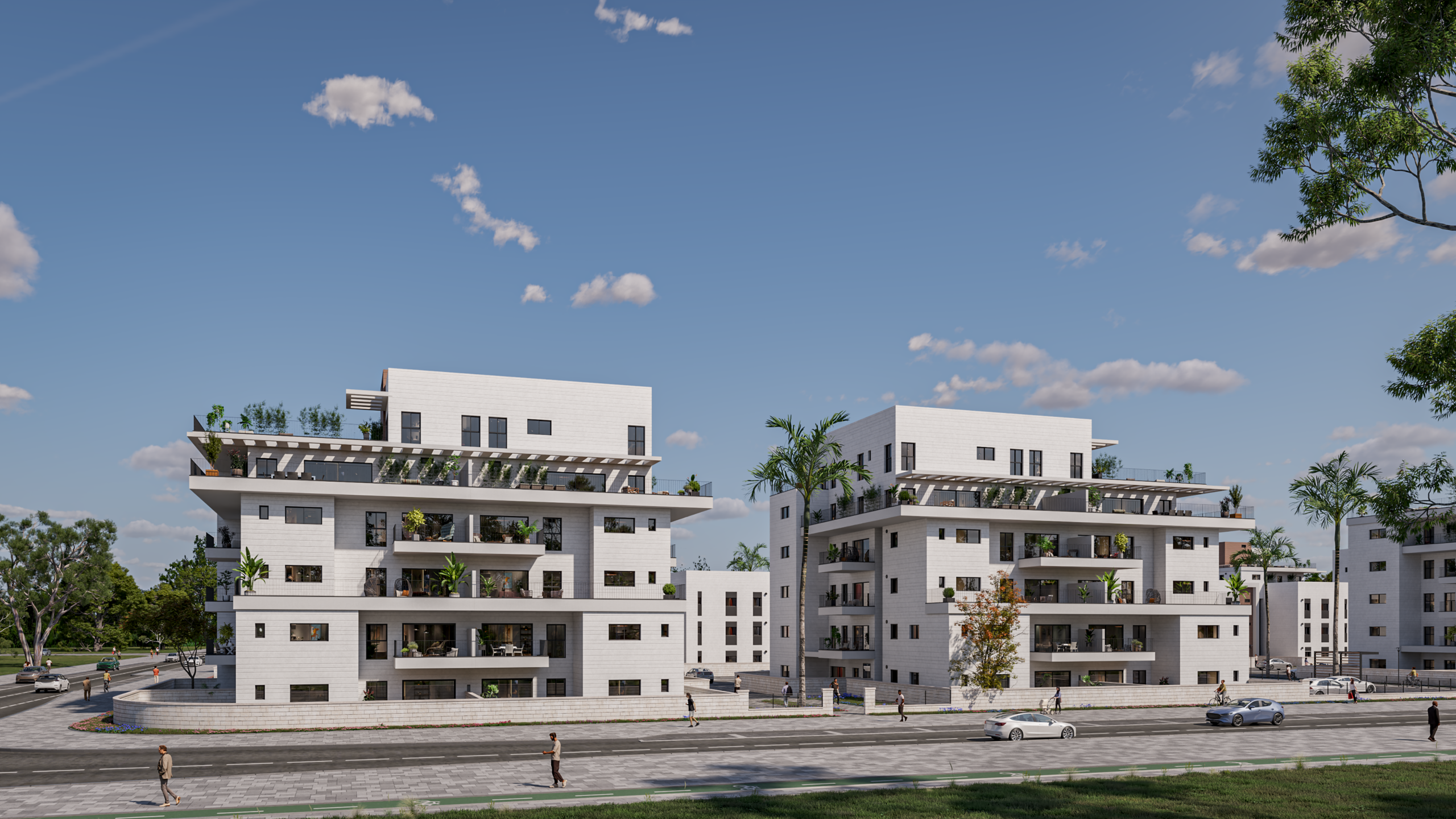 TRIO - הדמיית חוץ - אופקים