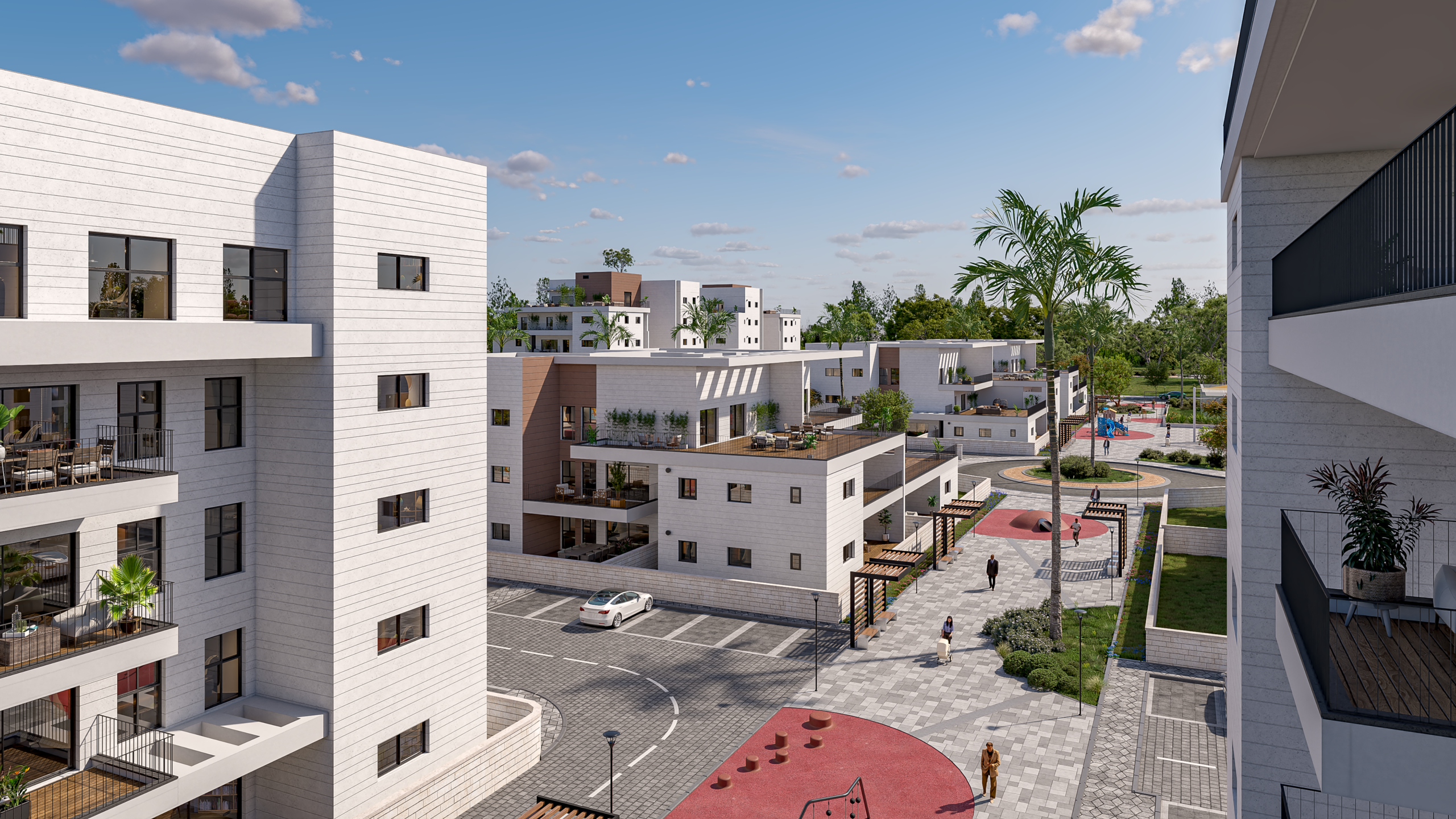 TRIO - הדמיית חוץ - אופקים