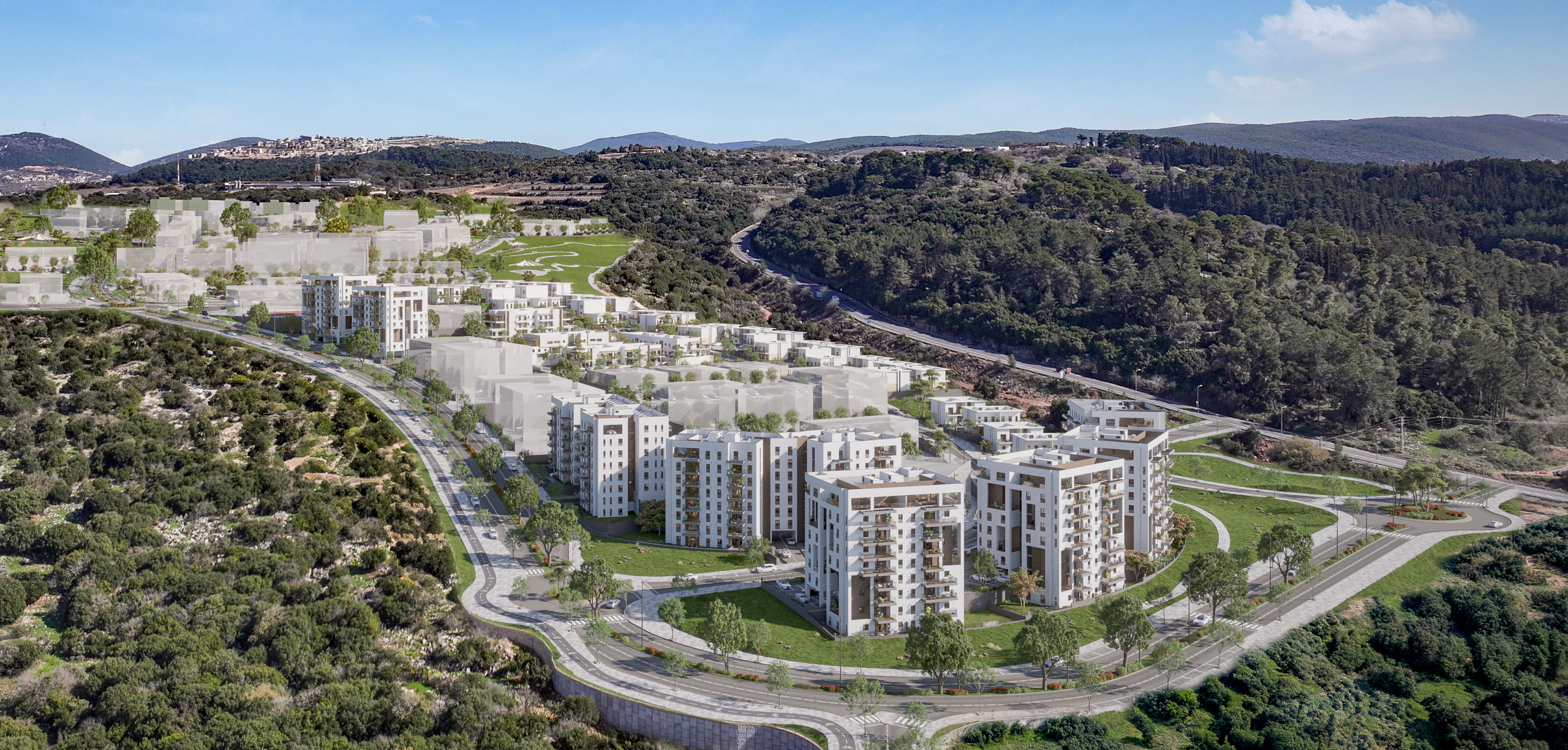 נופי מונפורד - שכונת מעלות - הדמיית חוץ