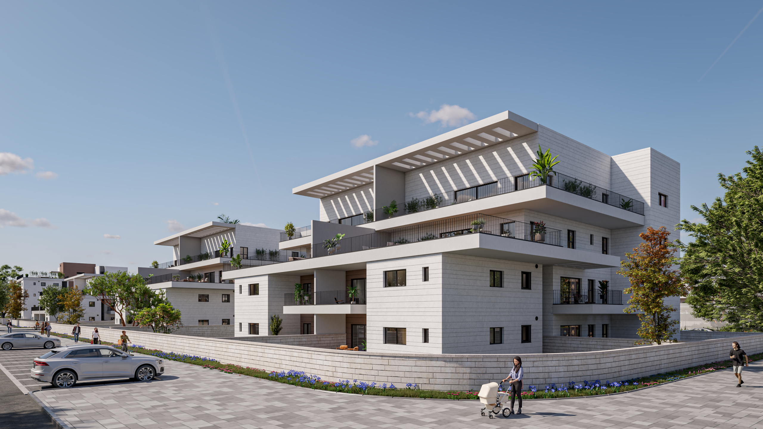 TRIO - הדמיית חוץ - אופקים